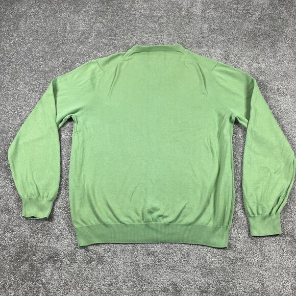 Brooks Brothers Sweater Mens Supima Cotton V Neck Workwear *See Description - Picture 7 of 14